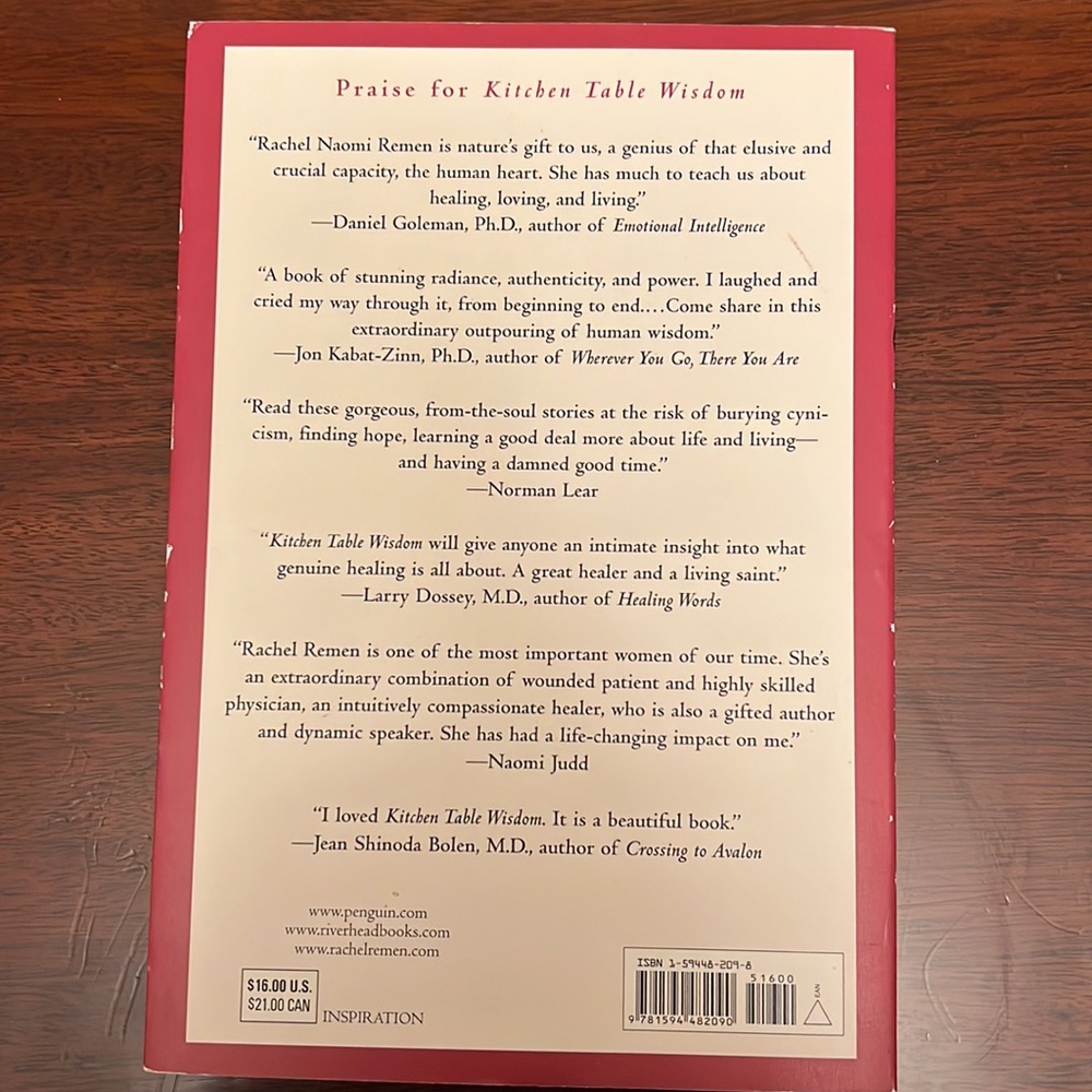 Book: Kitchen Table Wisdom - Picture 3 of 8